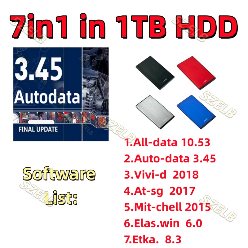 Auto Repair Shop Software - Newest Alldata 7in1 softwares with offline