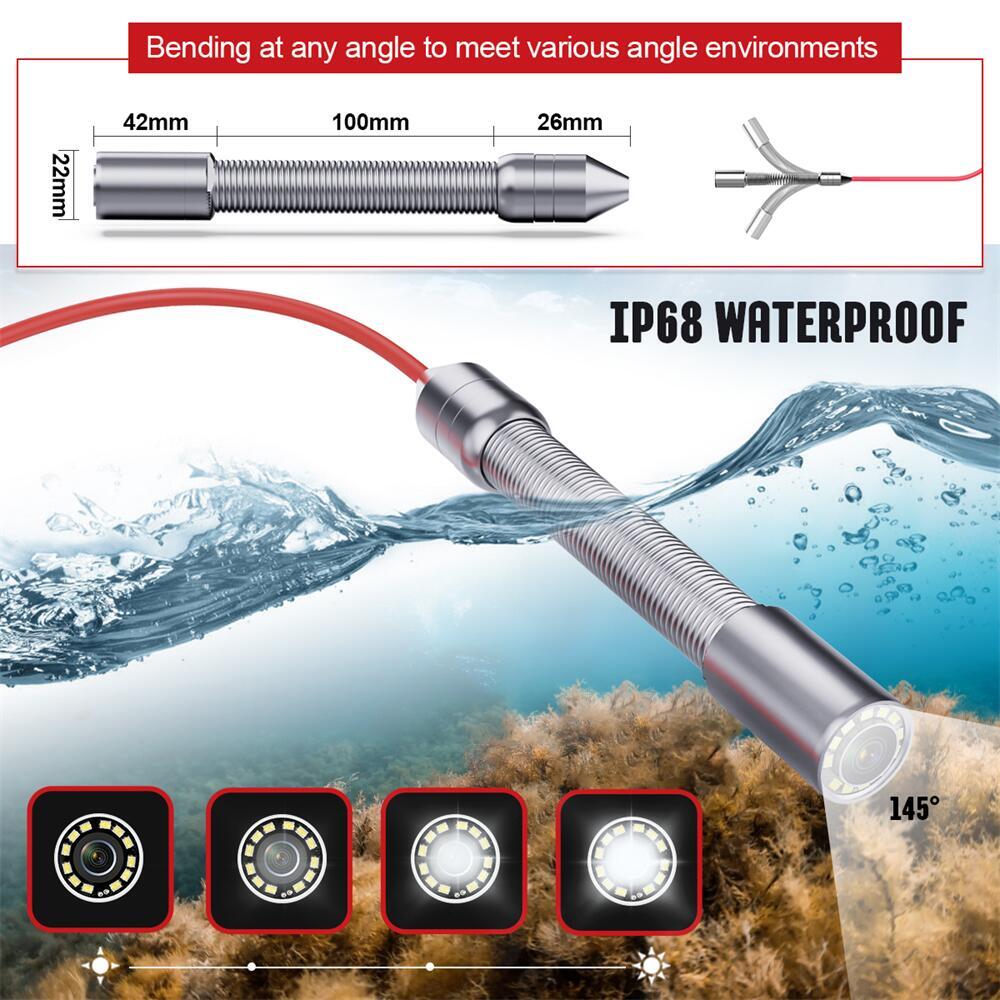 30M Sewer Pipe Inspection Came - Endoscope Inspection Camera 评论和价格