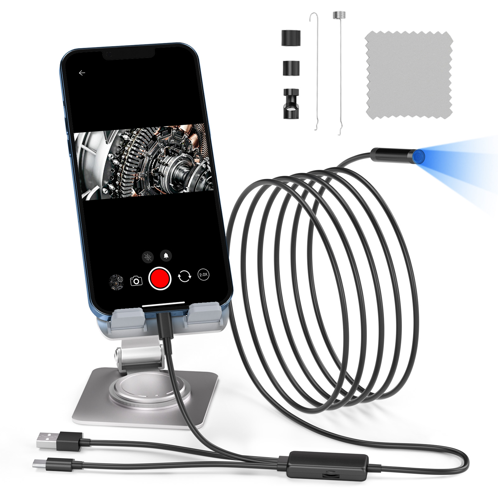 New Arrival 3 in 1 1080P Indus - Endoscope Inspection Camera 评论和价格