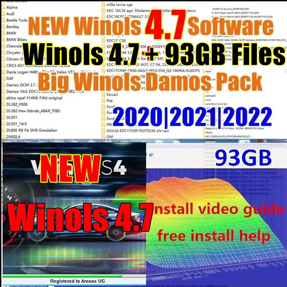 2026 Newest Winols 4.7 Softwar - Auto Repair Shop Software 评论和价格