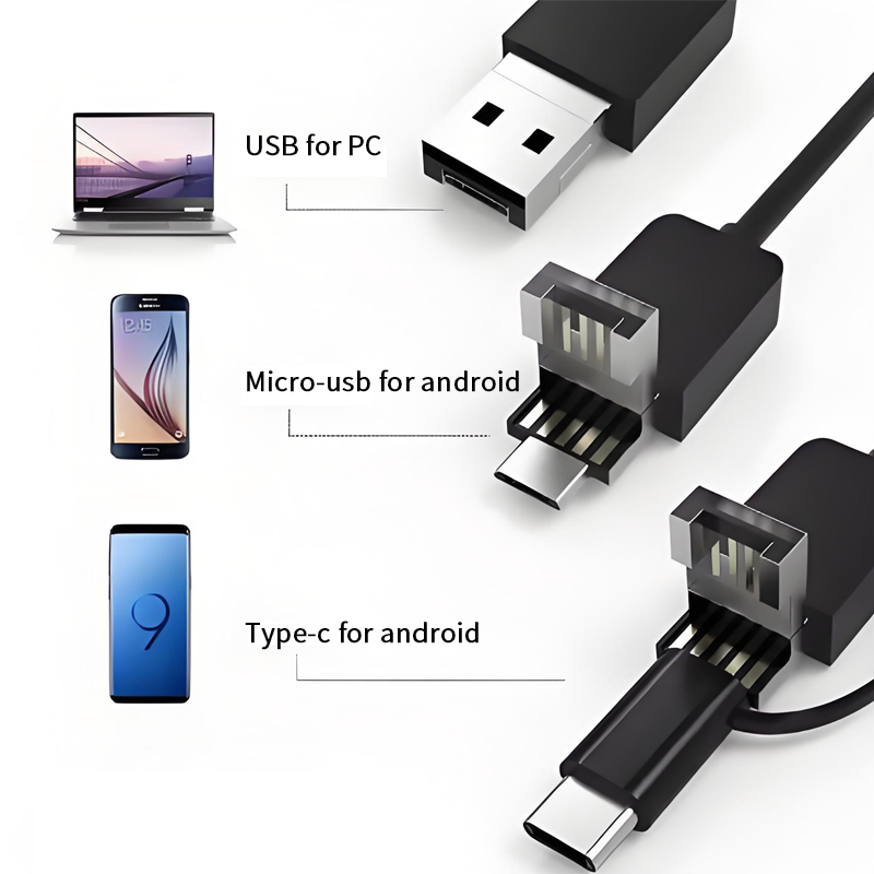 Dearsee 3 in 1 Android USB Ind - Endoscope Inspection Camera 评论和价格