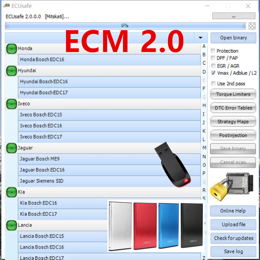 2025 Hot Selling ECUSafe 2.0 E - Auto Repair Shop Software 评论和价格