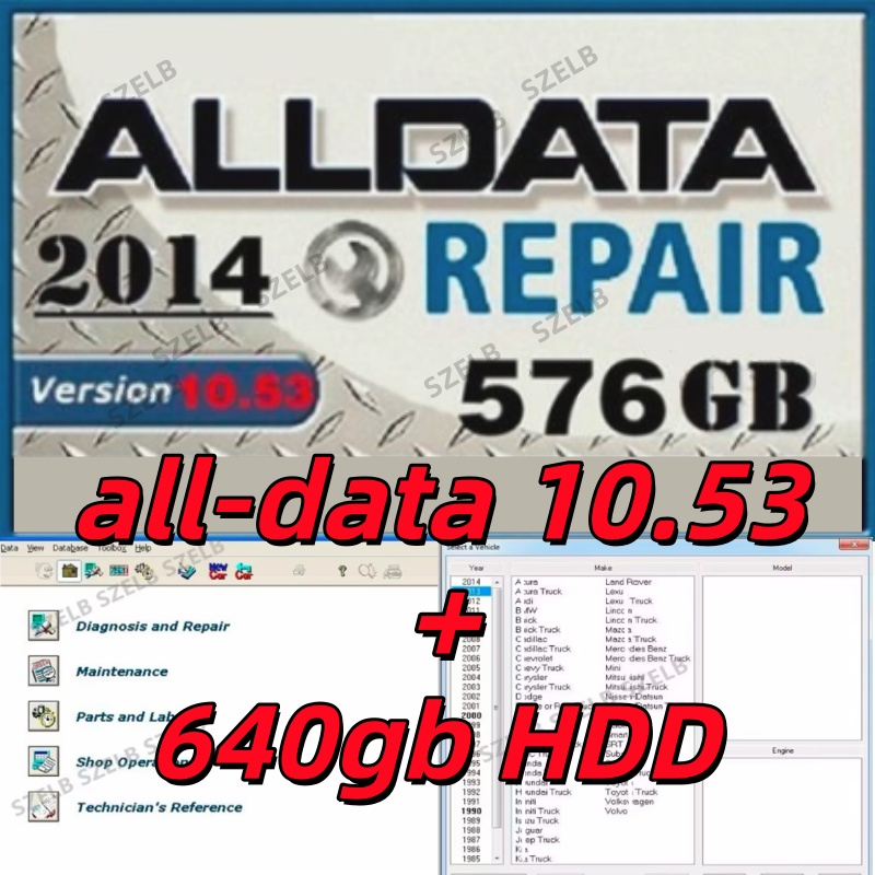 Newest alldata updated to 2014 - Auto Repair Shop Software 评论和价格