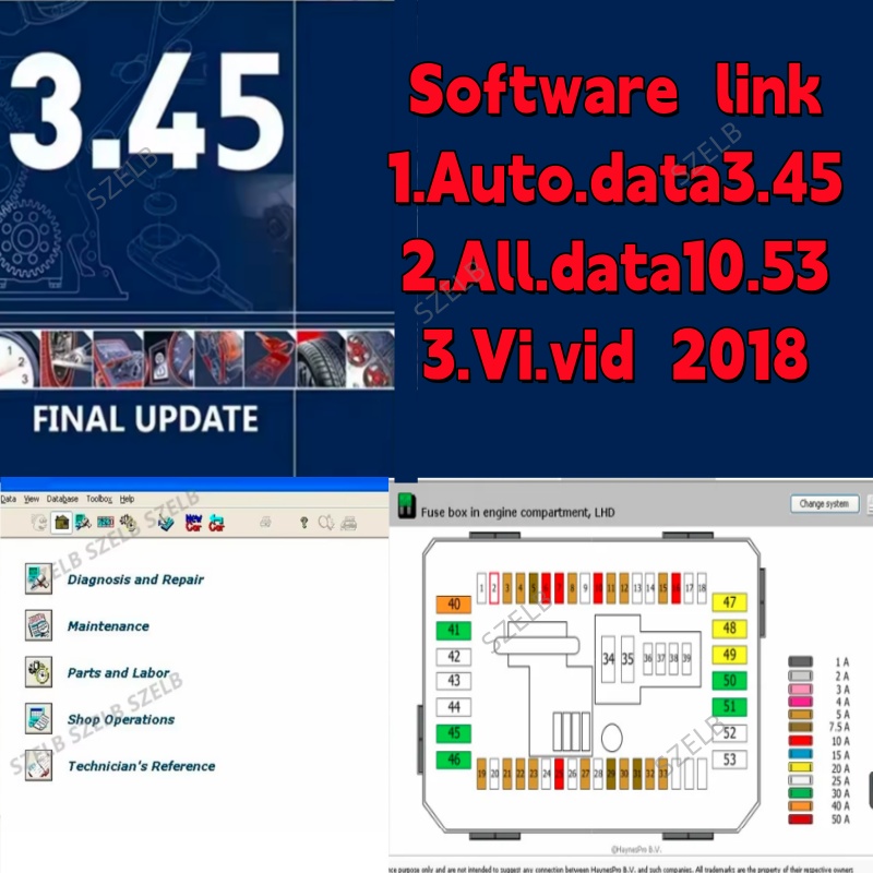 Newest Autodata 3.45+alldata 1 - Auto Repair Shop Software 评论和价格